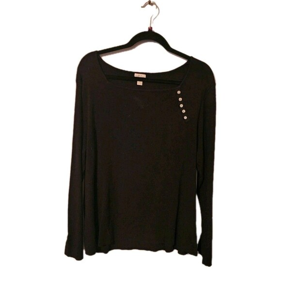 Apt 9 Black Sweater Size 2X - Picture 1 of 3
